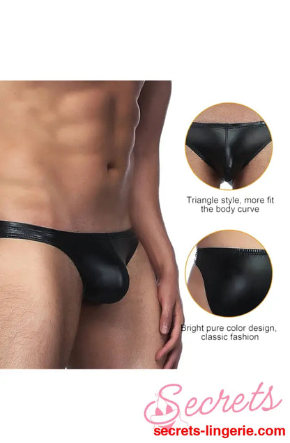 YesX YX969 Men’s Brief Black