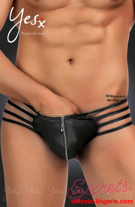 YesX YX971 Men’s Thong Black