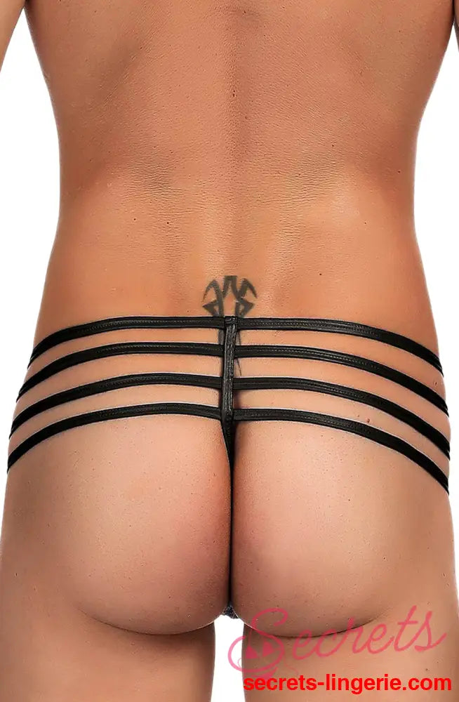 YesX YX971 Men’s Thong Black