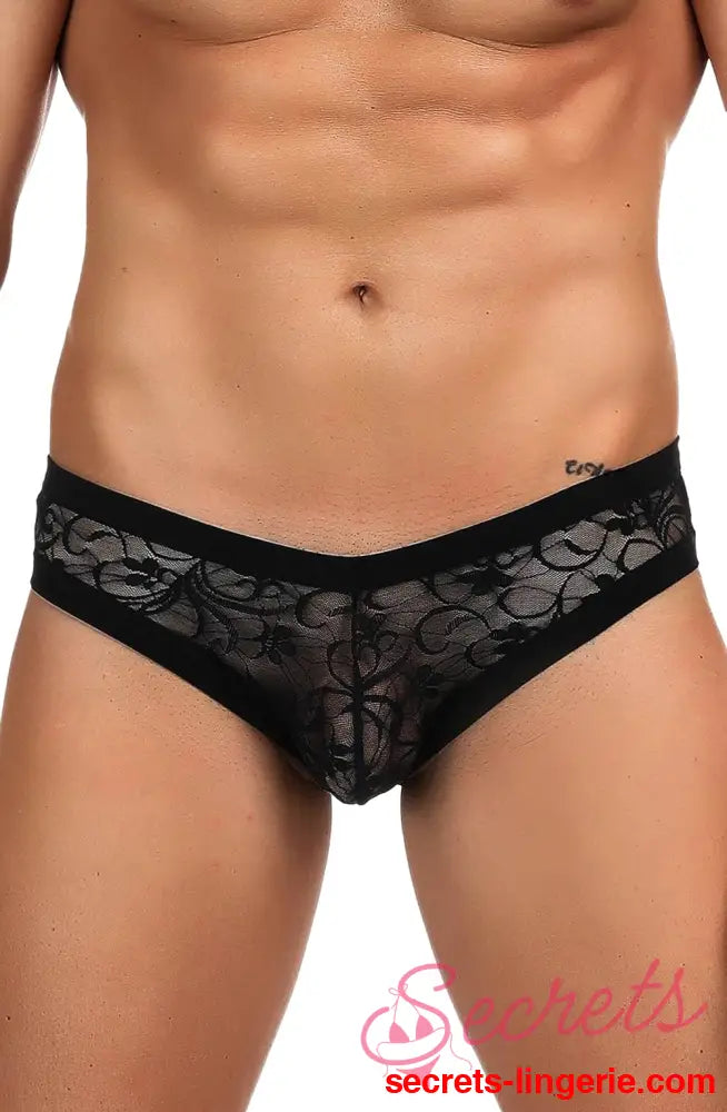 YesX YX973 Mens Brief Black