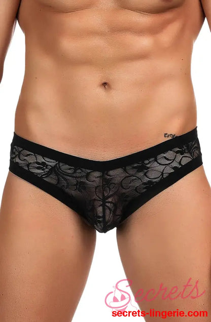 YesX YX973 Mens Brief Black
