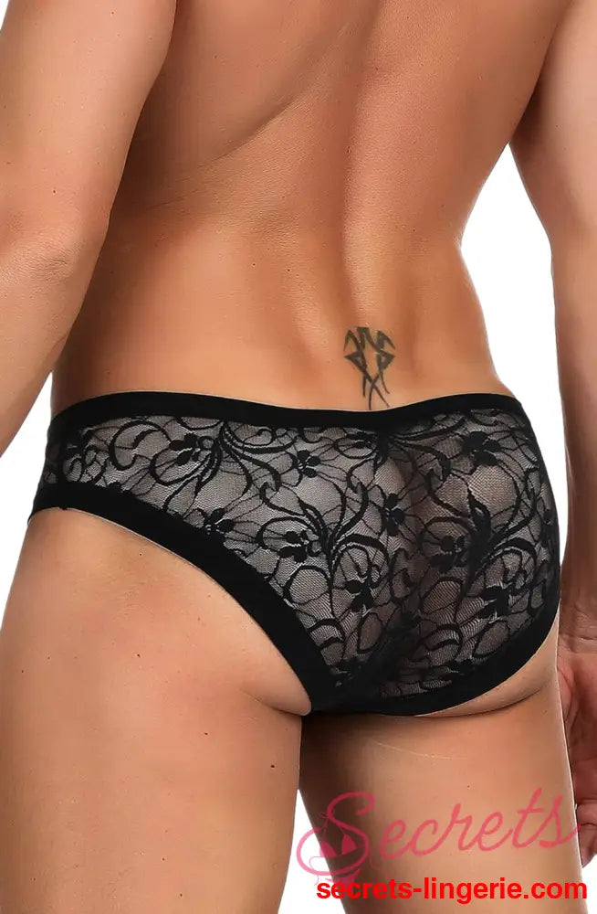 YesX YX973 Mens Brief Black