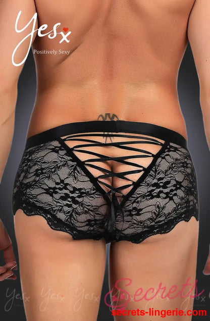 YesX YX975 Men’s Boxer Brief Black