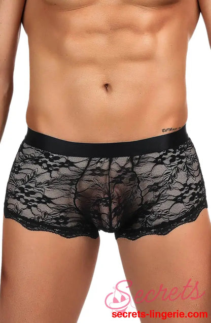 YesX YX975 Men’s Boxer Brief Black