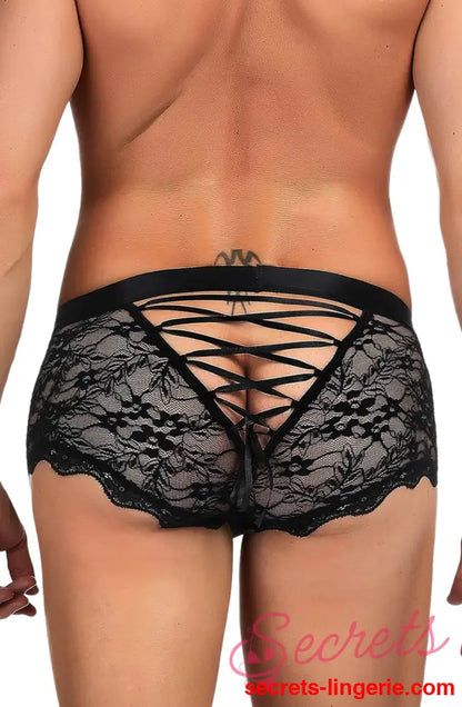 YesX YX975 Men’s Boxer Brief Black