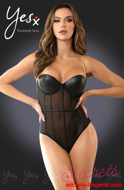 YesX YX988 Bodysuit Black