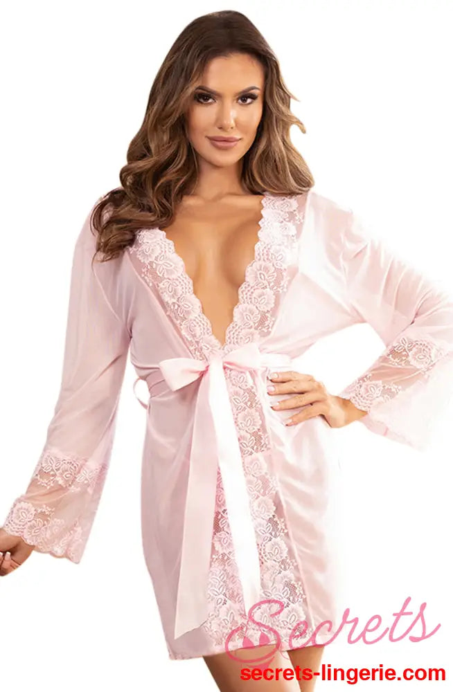 YesX YX990 Dressing Gown Pink