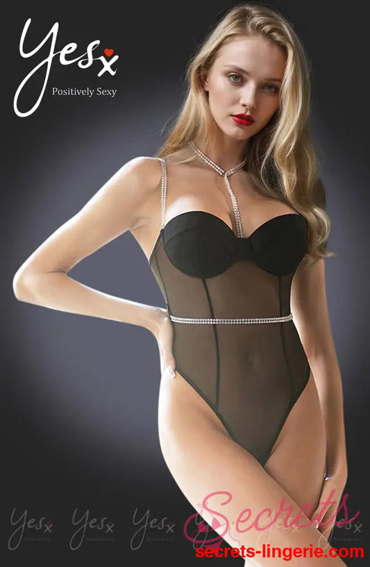 YesX YX992 Bodysuit Black