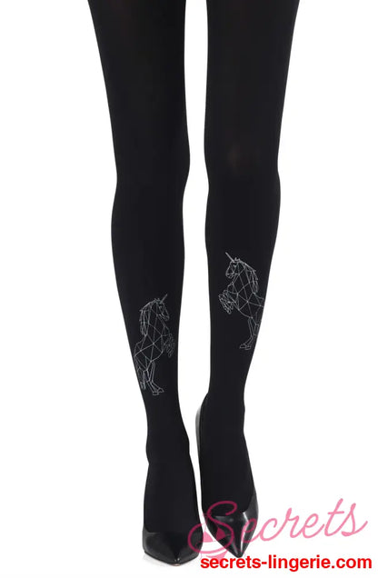 Zohara ’Magic Dance’ Grey Print Tights
