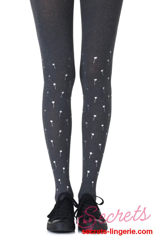 Zohara ’Palm Beach’ Heather Grey Tights