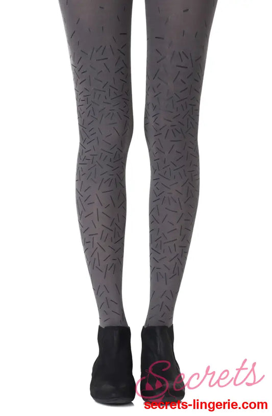 Zohara ’Party Starter’ Grey Tights
