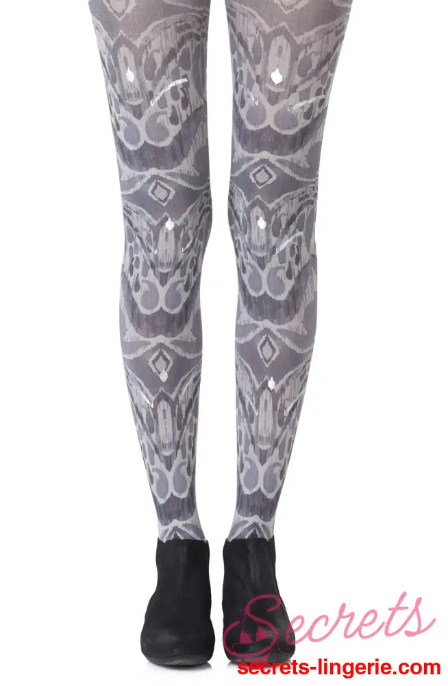 Zohara ’Silver Haze’ Grey Tights
