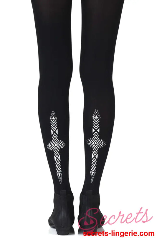 Zohara ’Wanderlust’ Black Tights
