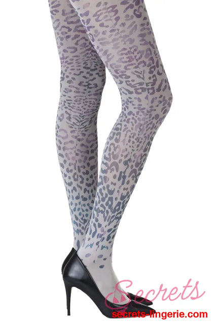 Zohara ’You’re An Animal’ Grey Tights