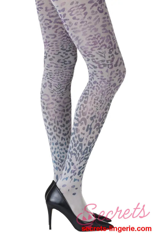 Zohara ’You’re An Animal’ Grey Tights